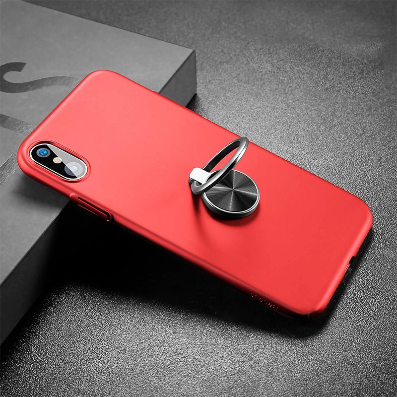 Shock-endurable Ring Holder Case for iPhone X