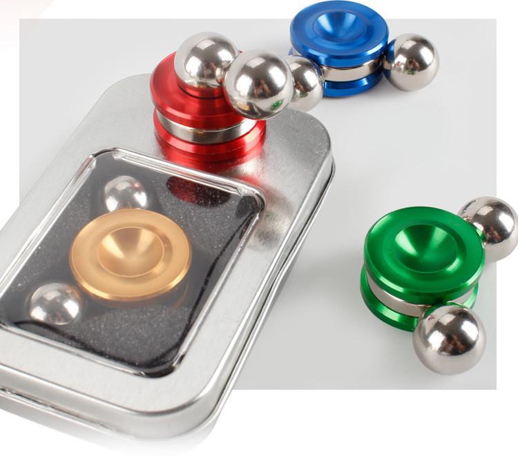 Dual Balls Orbiter Magnetic Spinner