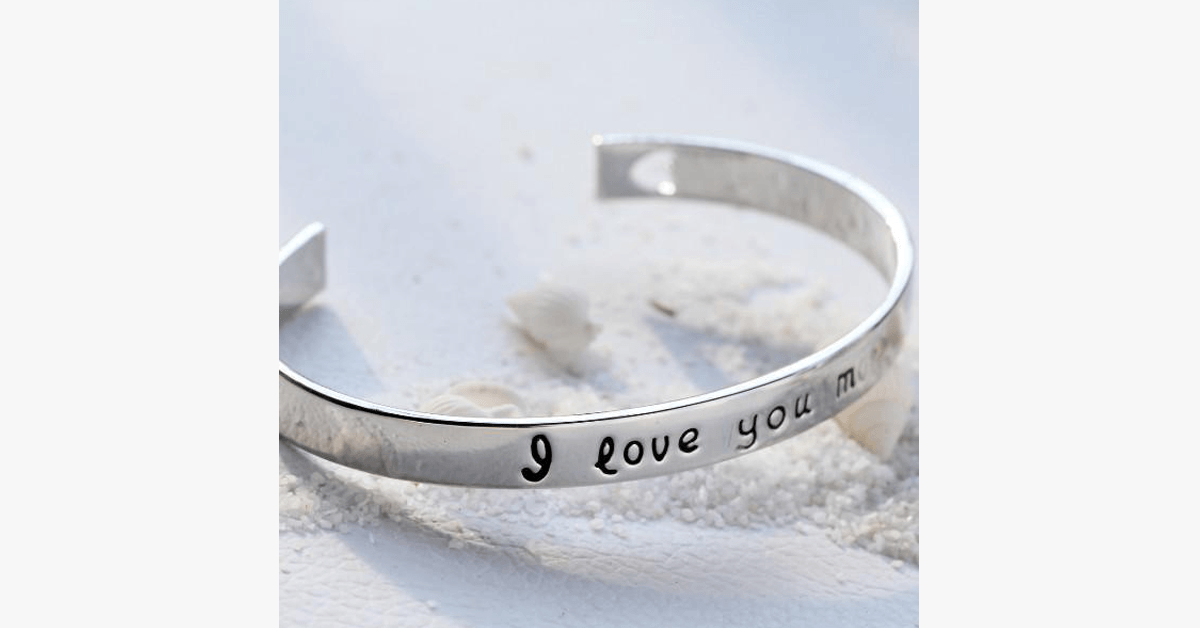 I Love You More Cuff Bangles for Any Occasion
