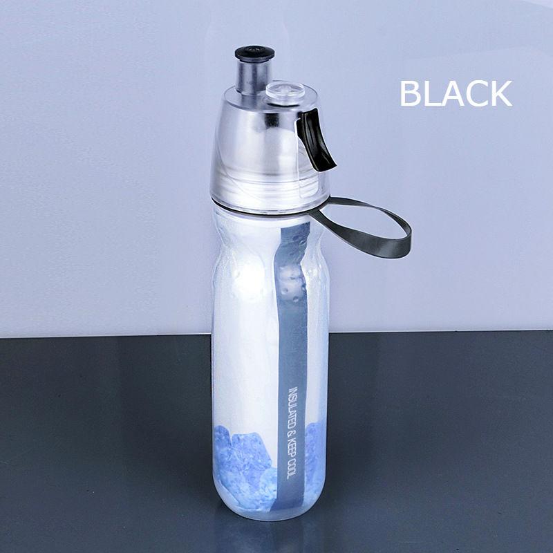 Spray Mist Water Bottle For Outdoor Sport Hydration & Cooling Down