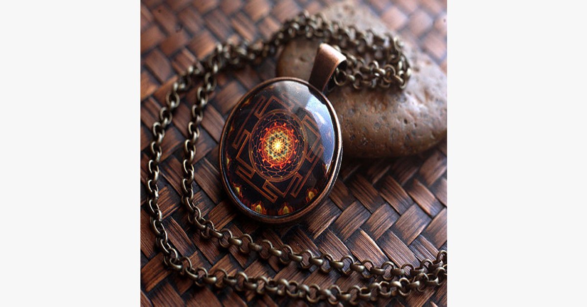 Sri Yantra Pendant Necklace