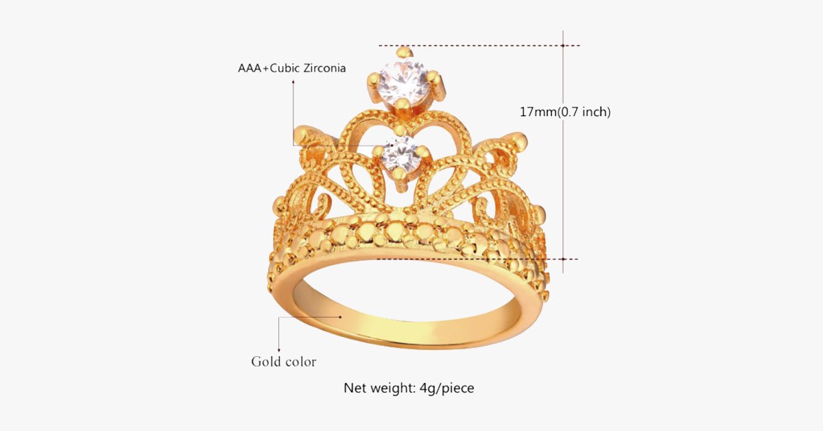 Princess Crown Ring