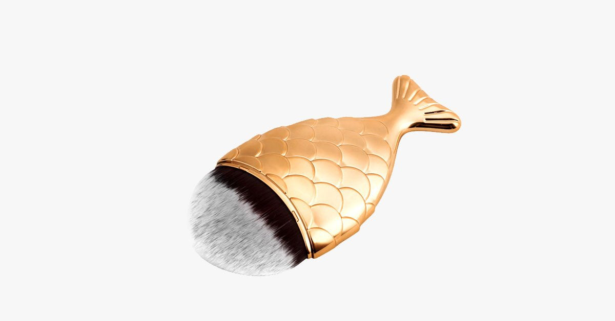 Fishtail Multipurpose Brush with Unique Design- Versatile and Handy Makeup Brush To Make You Look and Feel Great