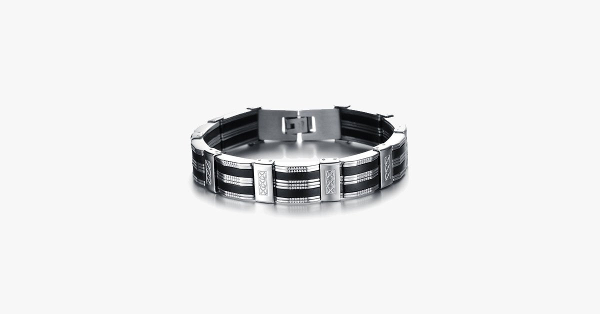Chain Cuff Stainless Steel Men's Bracelet