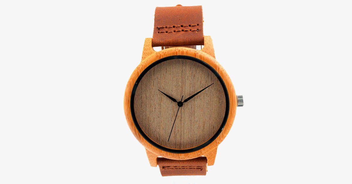 Natural Brown Wooden Watch