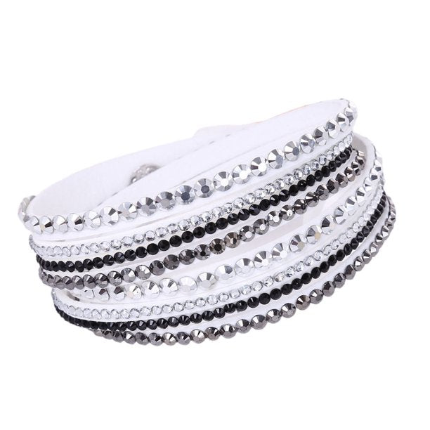 Multi-layer Women Bracelet Rhinestones Jewelry