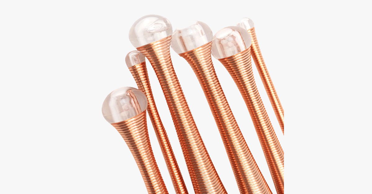 Rose Gold Pearl Brush Set