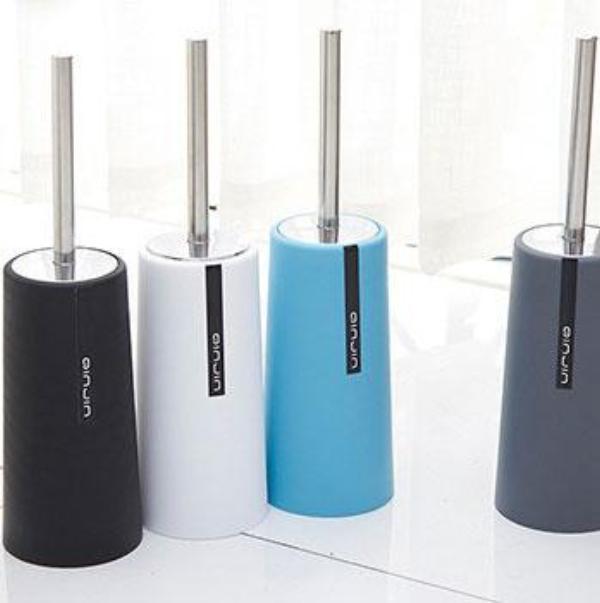 Good Grip & Long Handle Toilet Brush with Holder