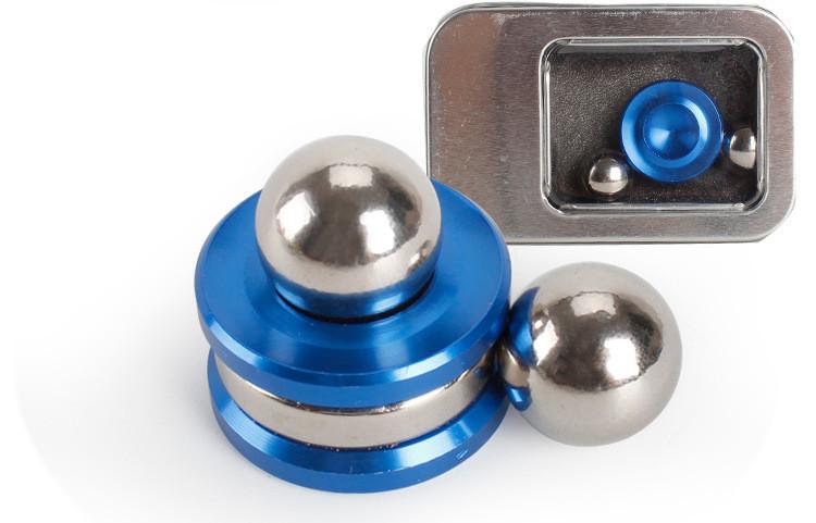 Dual Balls Orbiter Magnetic Spinner