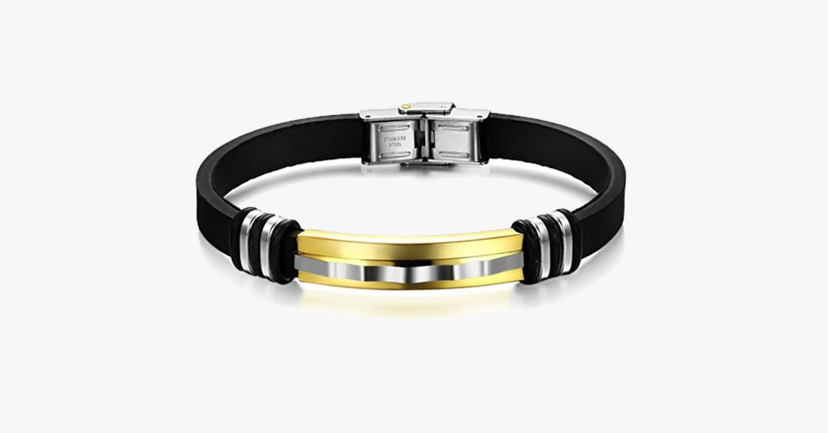 Zap Stainless Steel Men's Bracelet