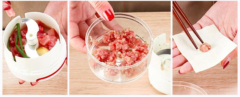 Manual Garlic/Ginger Crusher With Storage Pot, Safe Kitchen Gadget For Potato, Chili, Ginger, Onion & More