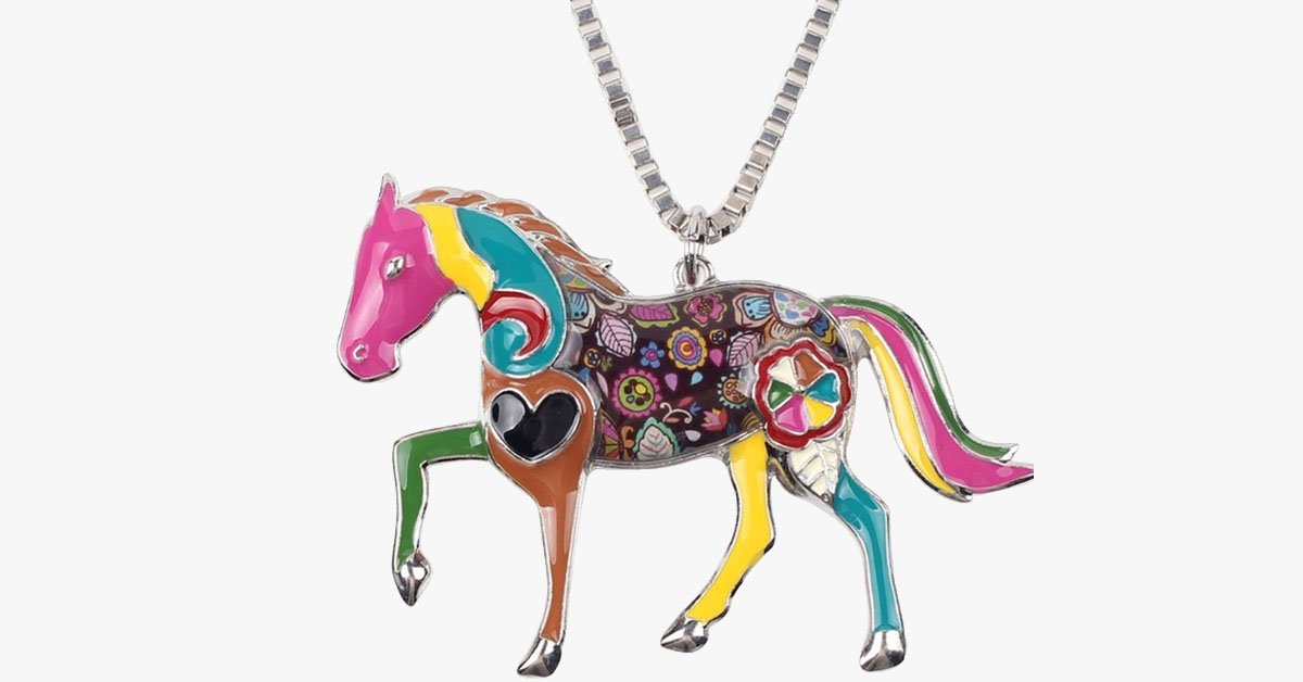 Horse Pendant Necklace