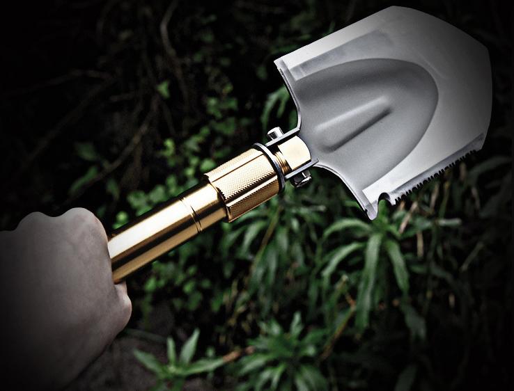 Detachable Shovel For Camping, Car Emergency, Backpacking, Outdoor, Hiking, Gardening & Trenching