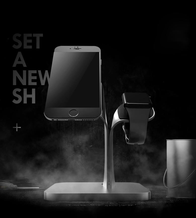 Coolest Nano-suction Stand for Phones/Tablets and Apple Watch