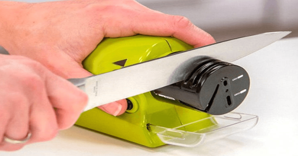 Revolutionary,Elegant Multi-Functional Cordless Safe Sharpener - Smart, Strong and Sophisticated!