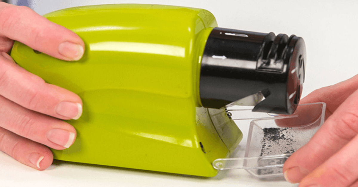 Revolutionary,Elegant Multi-Functional Cordless Safe Sharpener - Smart, Strong and Sophisticated!