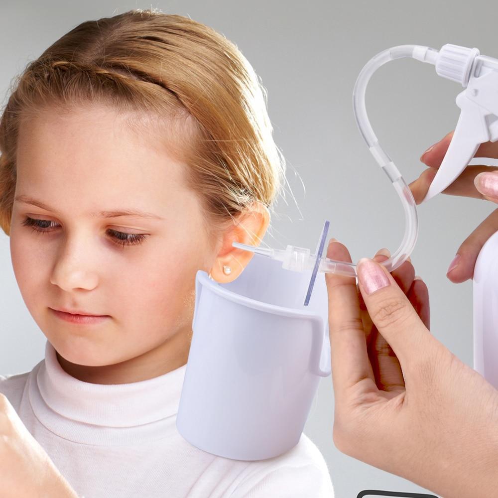 Ear Irrigation Cleaning Ear Wax Removal Kit With Ear Washing Syringe Squeeze Bulb