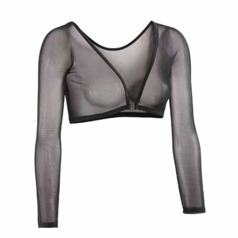 Amazing Arm Sleeve Shapewear Sexy Short Crop Tops