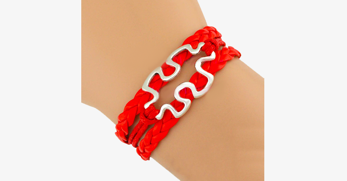 Autism Awareness Puzzle Piece Bracelet