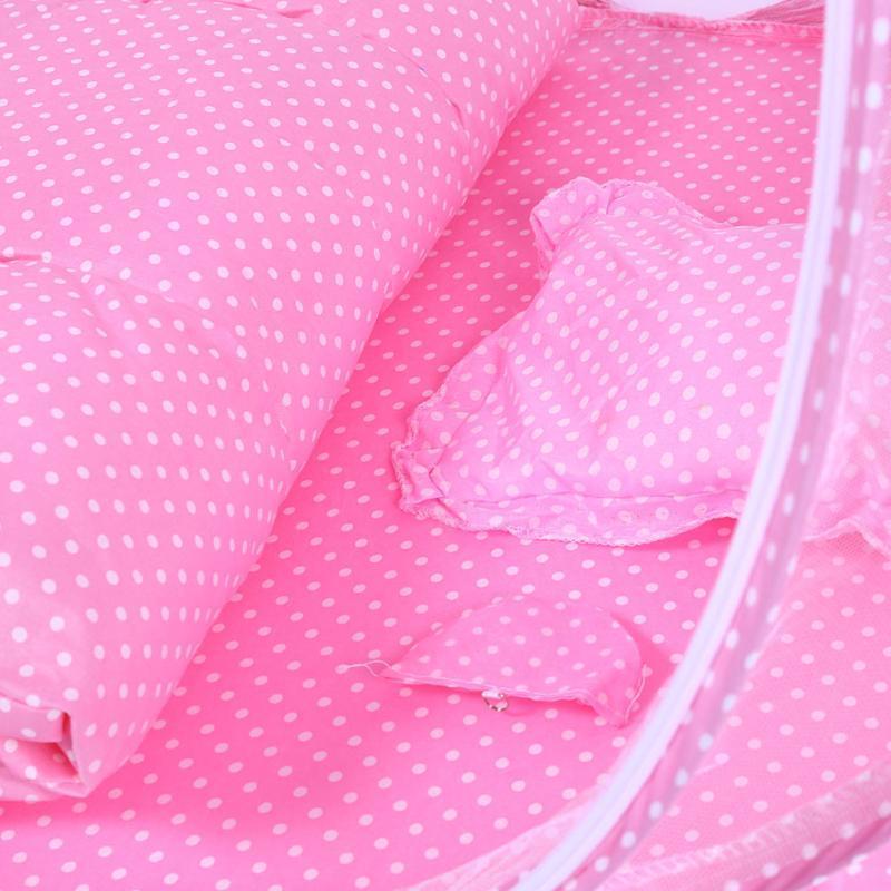 Portable Mesh Baby Crib