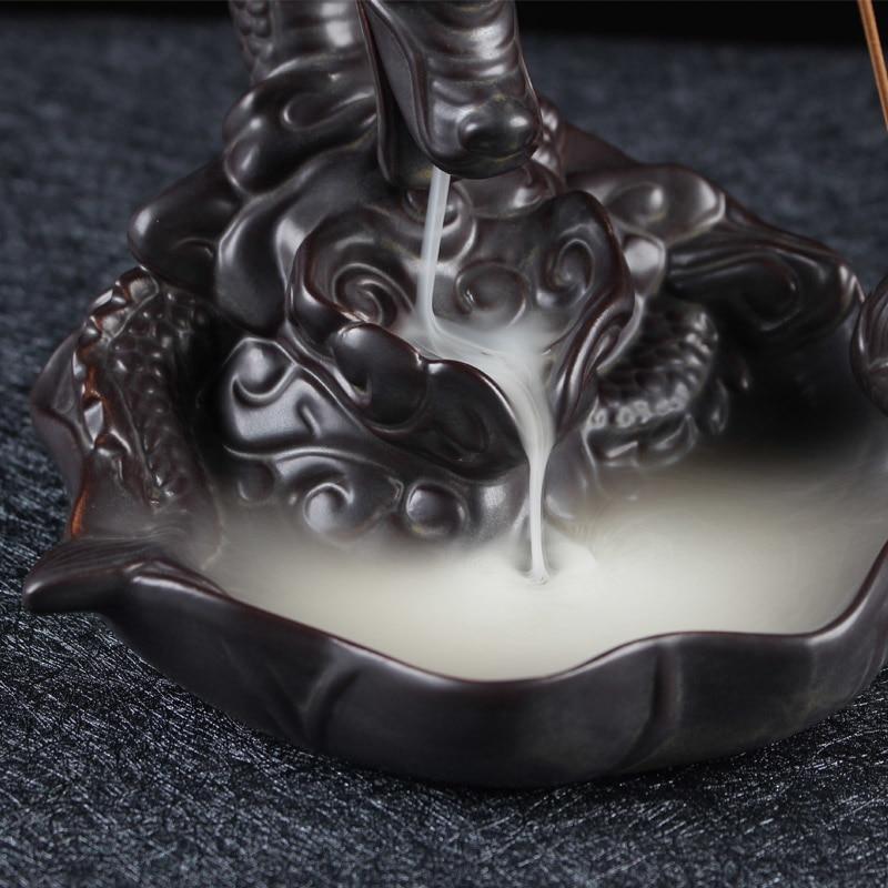 Creative Backflow Dragon Incense Burner