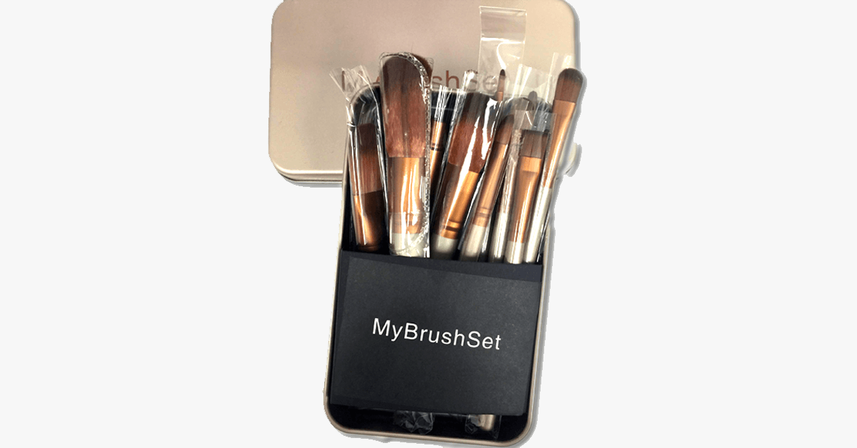 Premium Makeup Brushes- Set of 12- Ideal for a Full-Face Makeover
