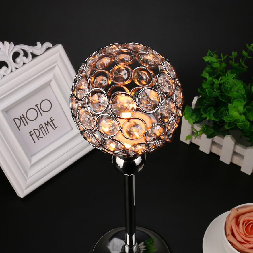 Silver Modern Crystal Lantern