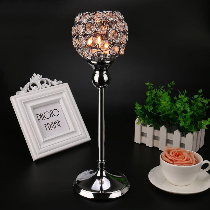 Silver Modern Crystal Lantern