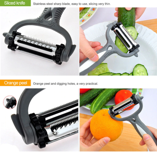 Multi-Purpose Fruit & Vegetable Peeler & Zester