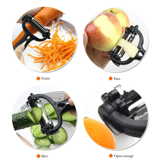Multi-Purpose Fruit & Vegetable Peeler & Zester