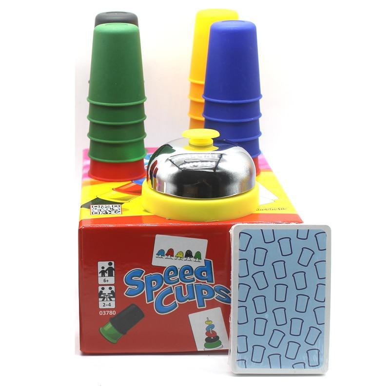 Speed Cups Game Family Board Game 2-4 Players Stacking Set – Soho