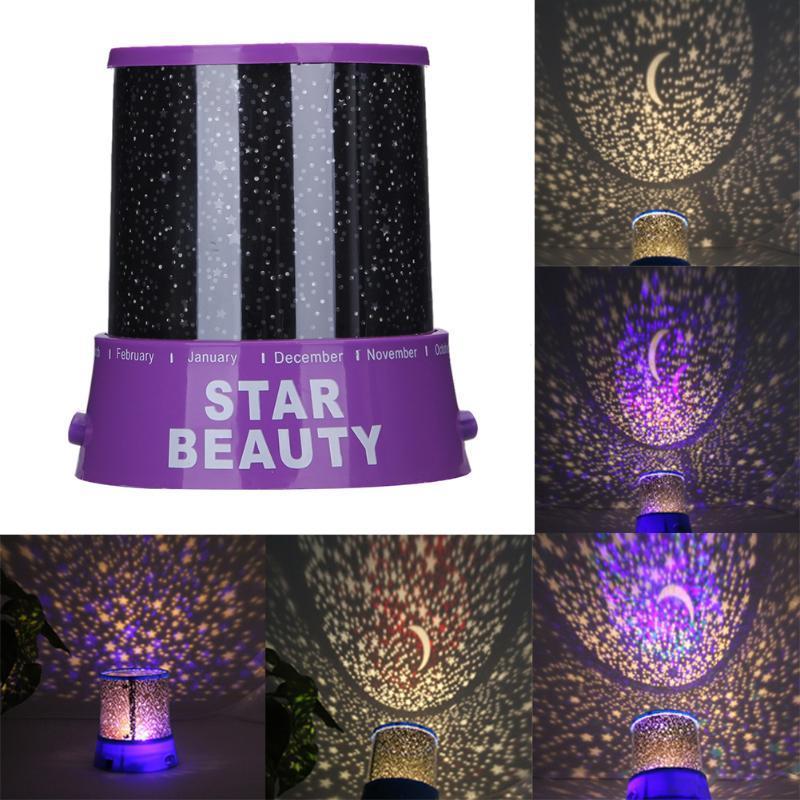 Colorful Stars Night Projector