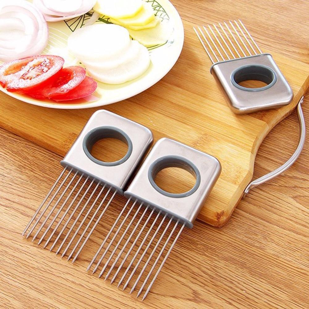 Stainless Steel Food Holders with Prongs