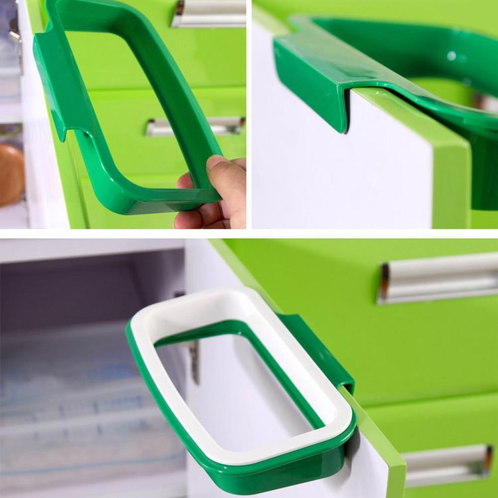 Kitchen Cabinet Back Hanging Holder Trash Rack