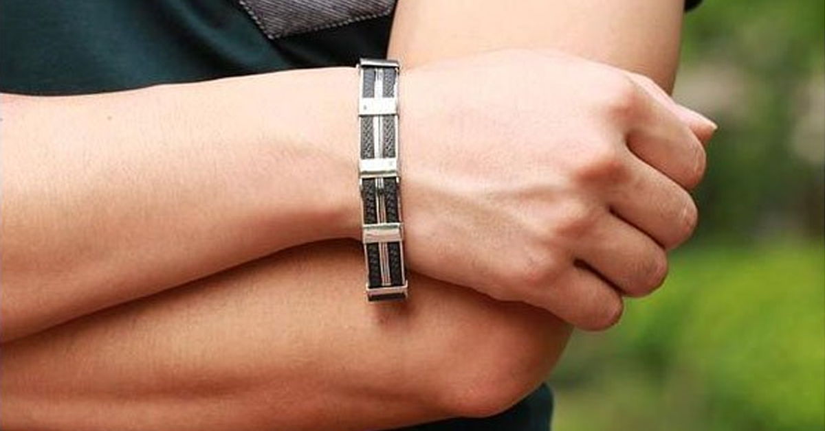 Dark Maze Stainless Steel Men's Bracelet