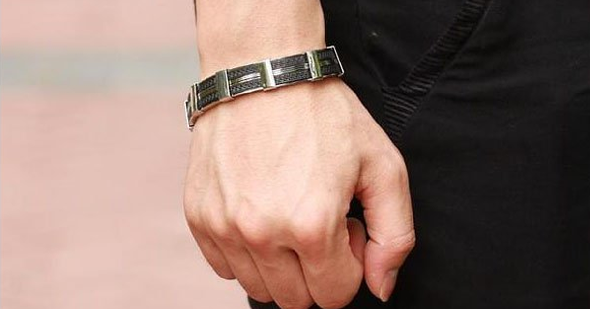 Dark Maze Stainless Steel Men's Bracelet