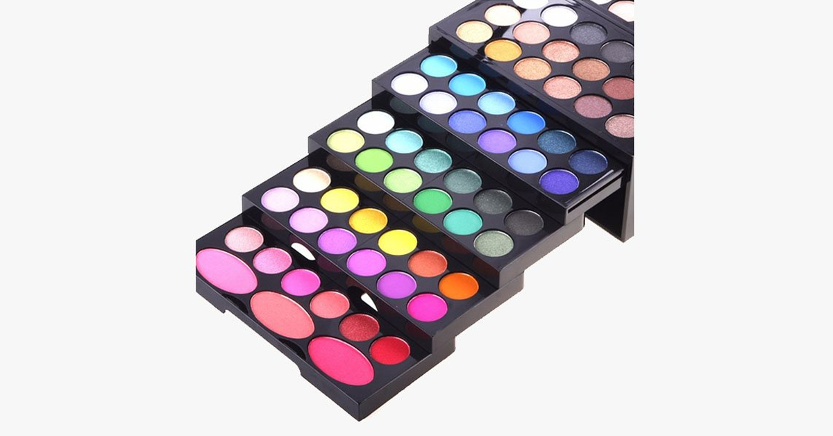 Deluxe Eyeshadow Set with 148 Shades- Long Lasting Shades toGive You The Perfect Eye Makeup Finish!