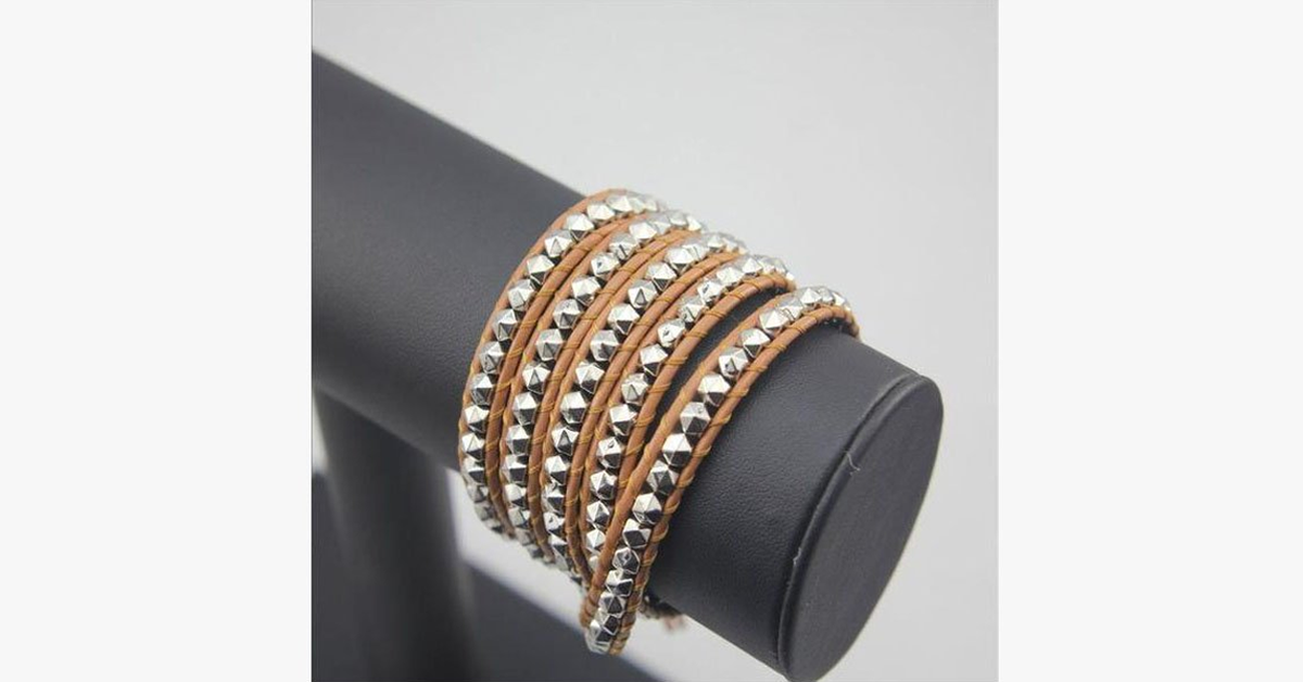 Desert Hex Wrap Bracelet