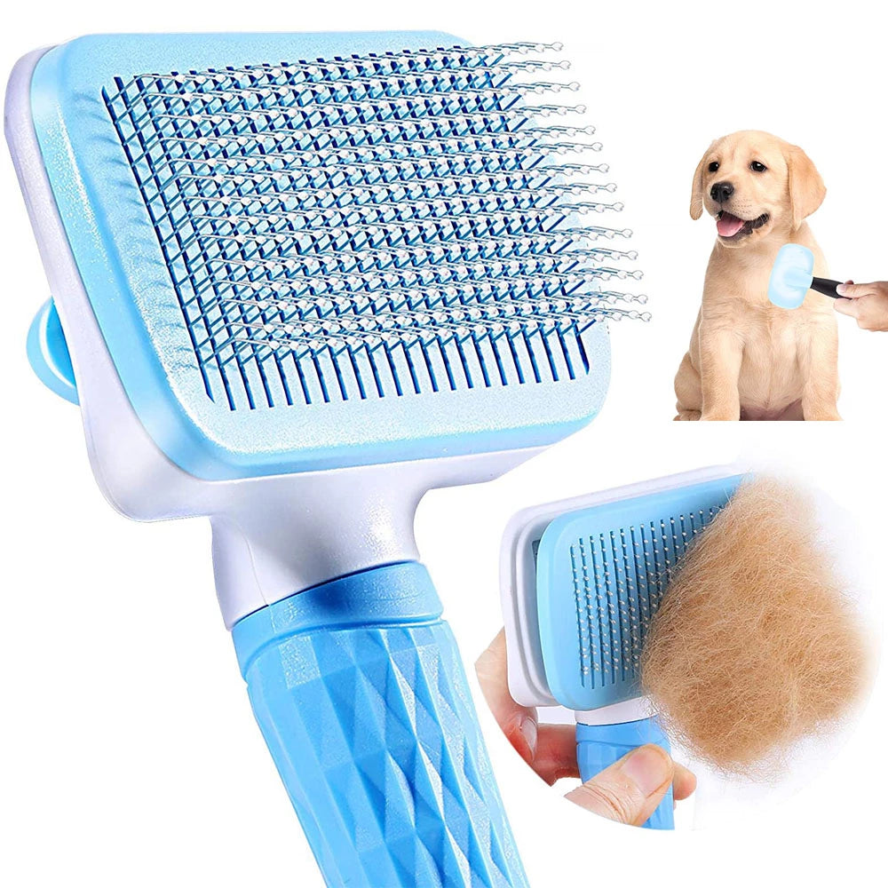 Pet Hair Removal Grooming Brush