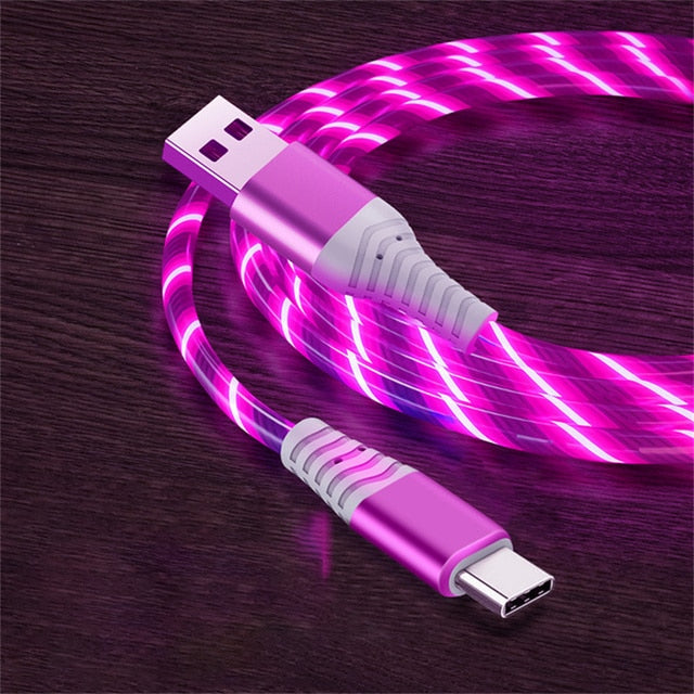 Fast Charging Luminous Flow USB Cable