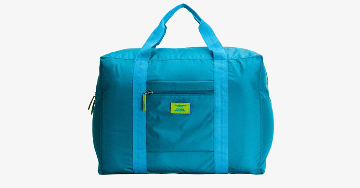 Foldable Travel Luggage - Made From Waterproof Tough Nylon with Durability  - Handy Organiser - Suitable for Storage, 37 x 45