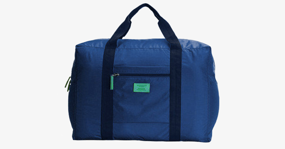 Foldable Travel Luggage - Made From Waterproof Tough Nylon with Durability  - Handy Organiser - Suitable for Storage, 37 x 45