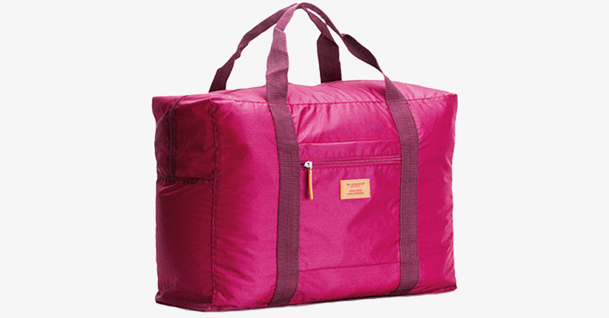 Foldable Travel Luggage - Made From Waterproof Tough Nylon with Durability  - Handy Organiser - Suitable for Storage, 37 x 45