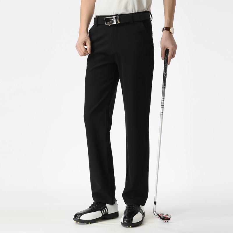 Men's Golf Apparel Slim Fit Straight Polo Long Pant