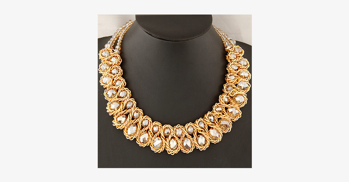 Big Choker Double Bead Necklace – Must-Have Piece Of Jewelry with an Elegant And Unique Design