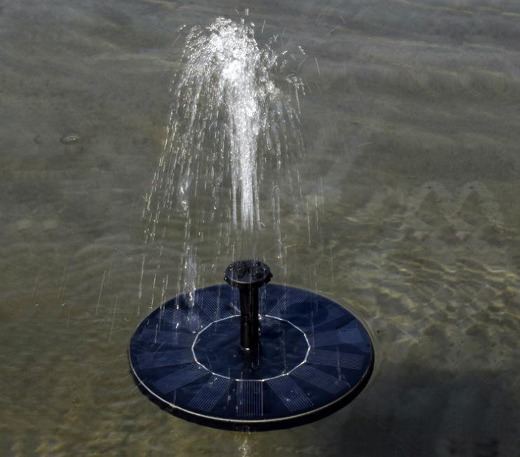 Solar Powered Floating Fountain
