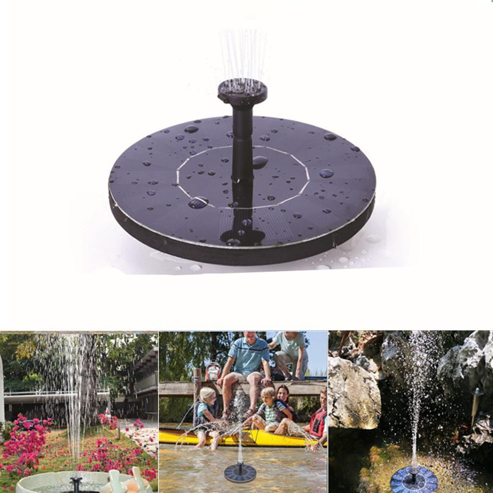 Solar Powered Floating Fountain