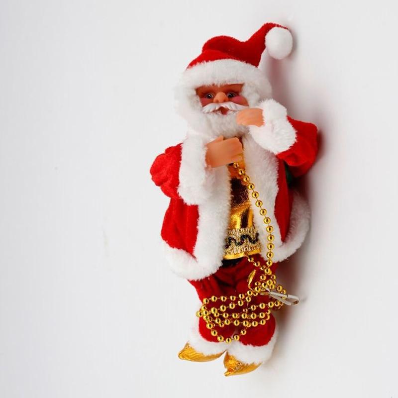 Climbing Santa Claus Christmas Ornament