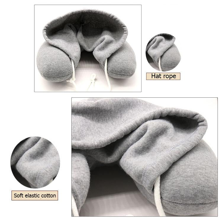 Travel Pillow with Hood
