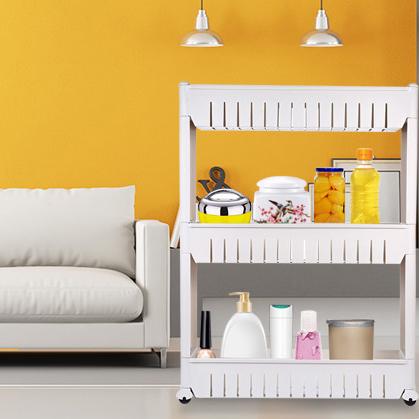 Multipurpose Shelf With Removable Wheels